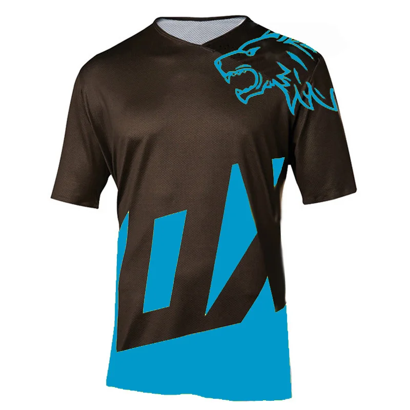 

2017 2018 mtb jersey motocross New Moto GP Mountain Bike Motocross Jersey BMX DH Long MTB T shirt moto Clothing