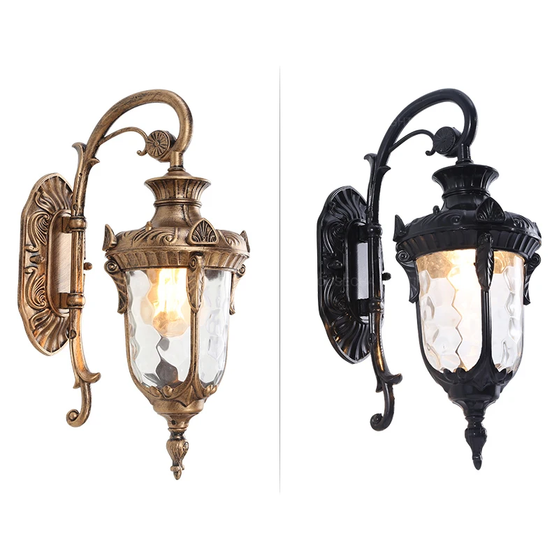 

Vintage outdoor wall lights waterproof for garden gate wall lamp led exterior light industrial balcony facade wall sconce lights