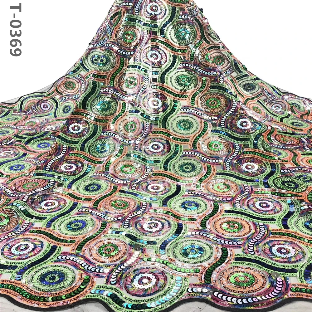 Новинка 2020 блестящая ткань высокого качества новейшая африканская Тюлевая