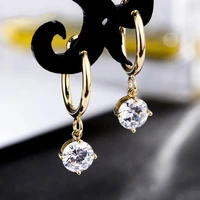 fashion female unusual drop earrings elegant charm no perforation jewelry ear clip for women wedding party new year gifts