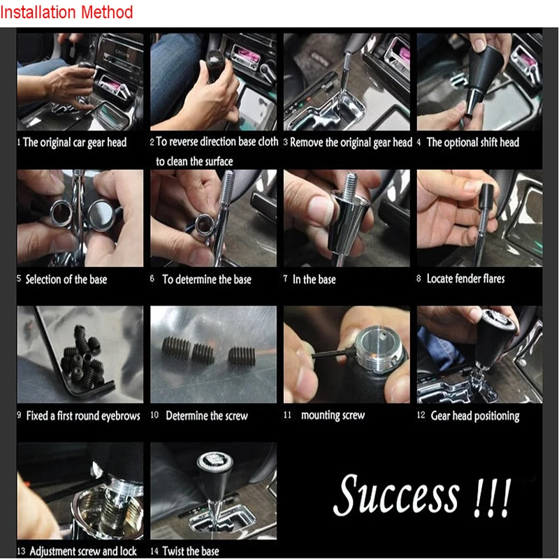 5 скоростей автомобильный ручной рукоятка для рычага переключения передач из