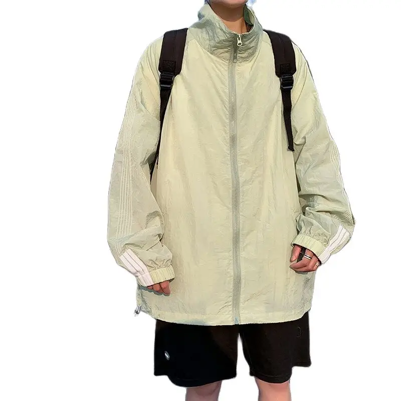 

2021 summer new sun-protective clothing for men and women couples thin coat coat jacket large size loose sports sun-protective c