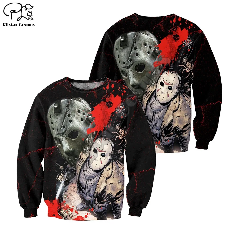 

PLstar Cosmos 3D Printed Halloween All Saints Day Cosplay costumes women for men Streetwear Horror Art Funny Hoodies Sweatshirt