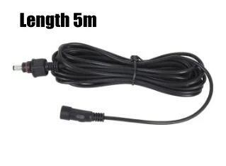 5m extension cord Солнечная подводная проекционная лампа вода земля двойного назначения рыба подсветка для аквариума Садовый пруд растение освещение высокая защита от пыли водонепроницаемый - Цвет: 5m extension cord