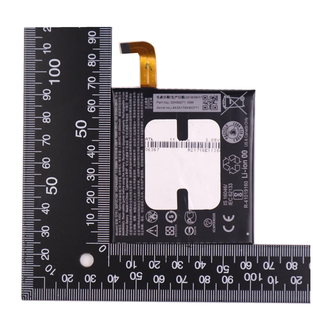 

2300mAh 100% Capacity For HTC B2PWD100 One A9s LTE O TD-LTE 35H00259-00M Mobile Phone Battery