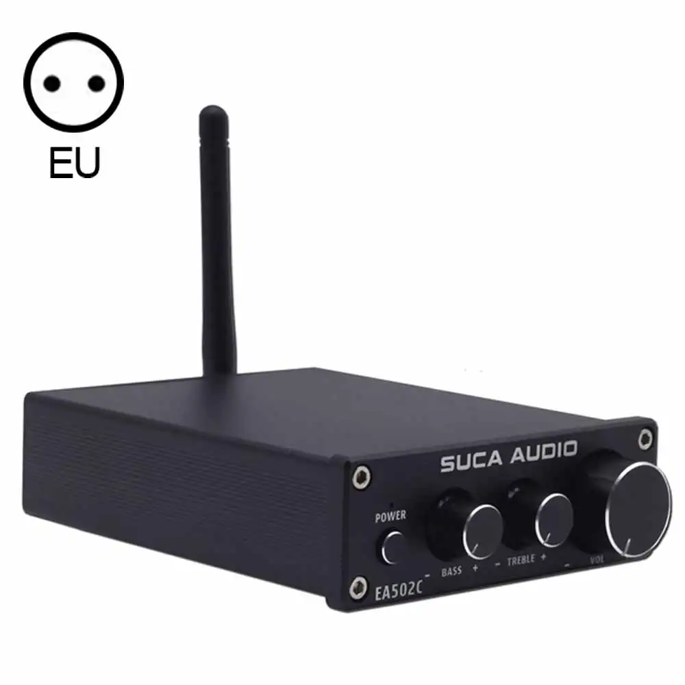 

Bluetooth 4.2 Stereo Audio Amplifier Receiver Mini Hi-Fi Integrated Amp for Home Speakers 50W x 2