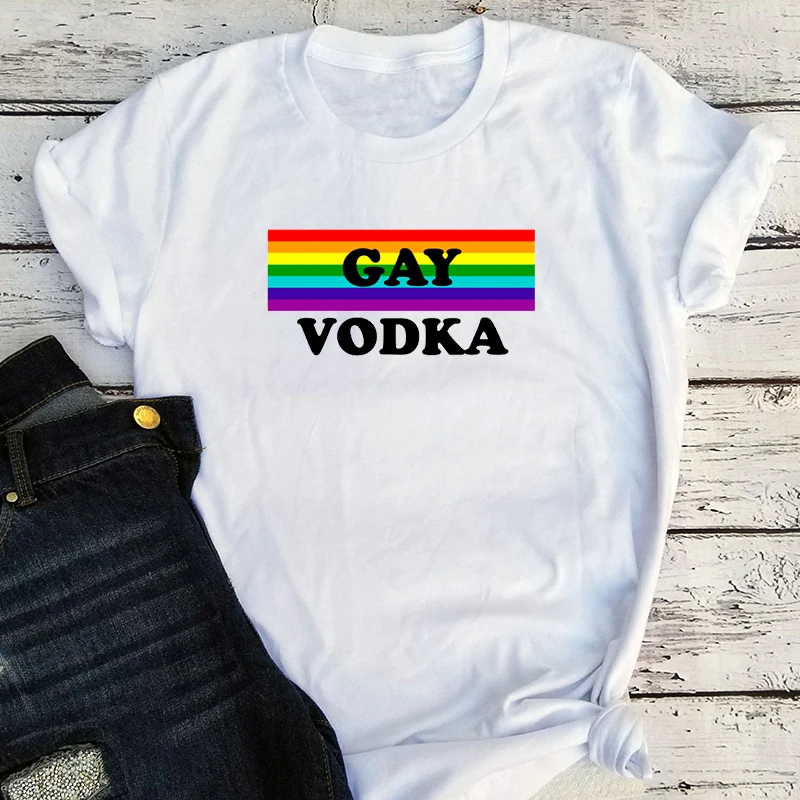 

Vintage Fall 2020 Women Clothing Rainbow Christmas Sweatshirt Girls Letter Pullovers Vodka Hoodies Women Plus