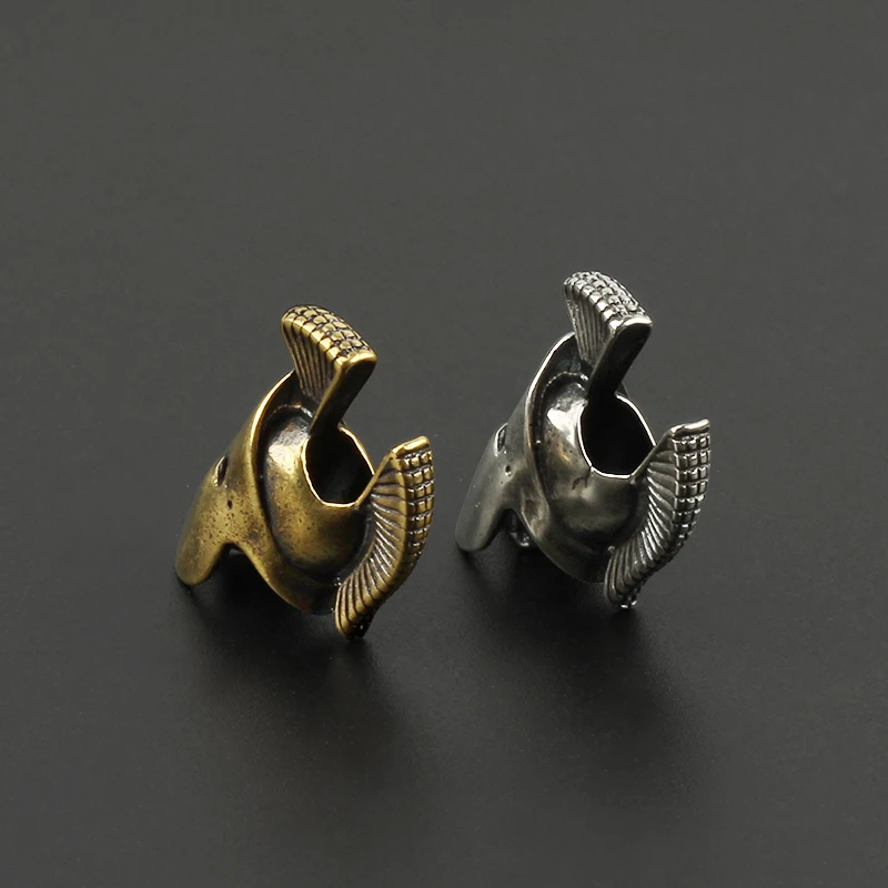 Нож для шлема бусины латунный зонт веревка подвеска медный дьявол Паракорд