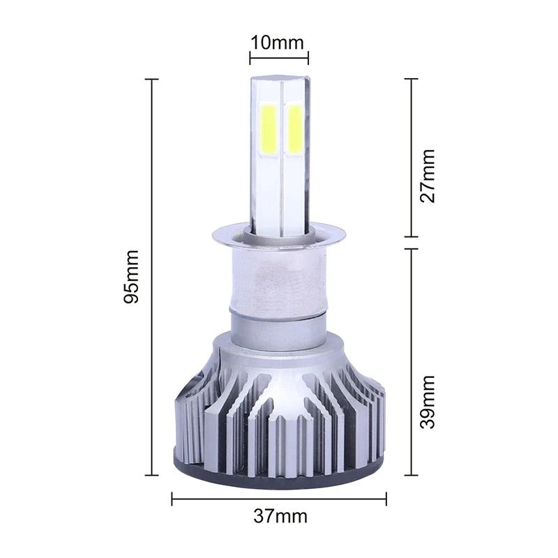 6500k LED Headlight H1 H3 h13 H4 H7 H11/8/9 9005 9006 9007 9004 5202 880 9012 Bulbs Bullet Super Bright turbo Car Light led Lamp |