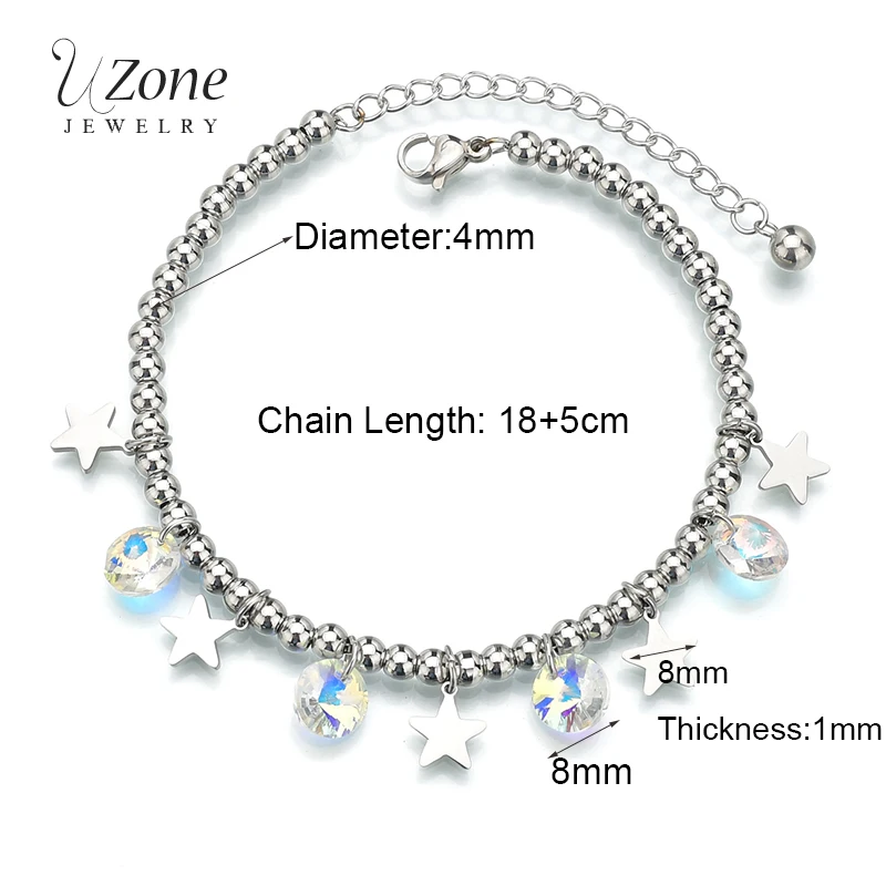 Женский браслет с подвеской в виде звезды | Украшения и аксессуары