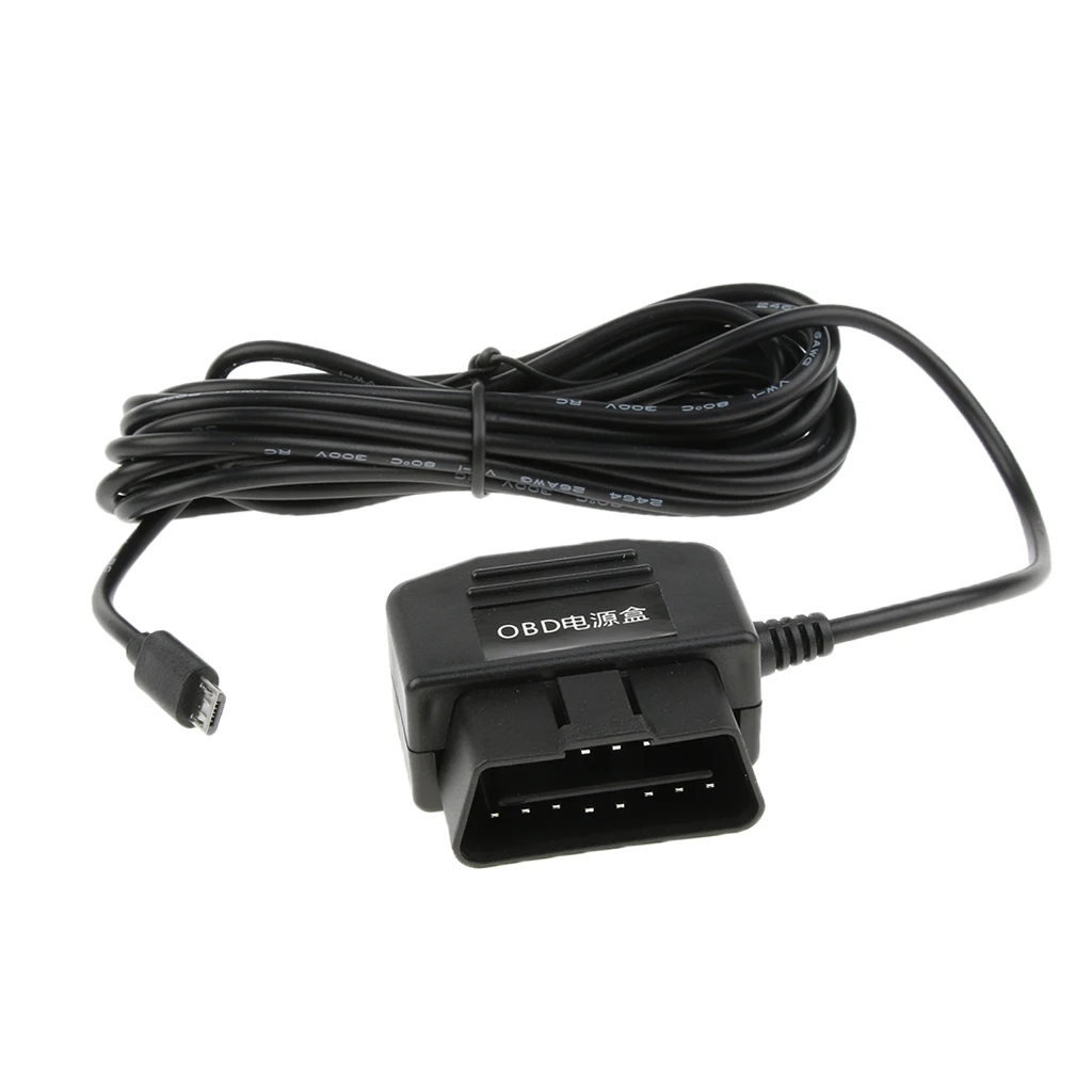 Премиум 3 5-метровые Автомобильные видеорегистраторы Hardwire Kit 12В/36В до 5В для DVR GPS
