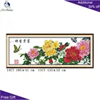 Радость воскресенье пион китайский домашний декор Z623 Китай пион приносит богатство и удачу рукоделие вышивка DIY наборы для вышивки крестом