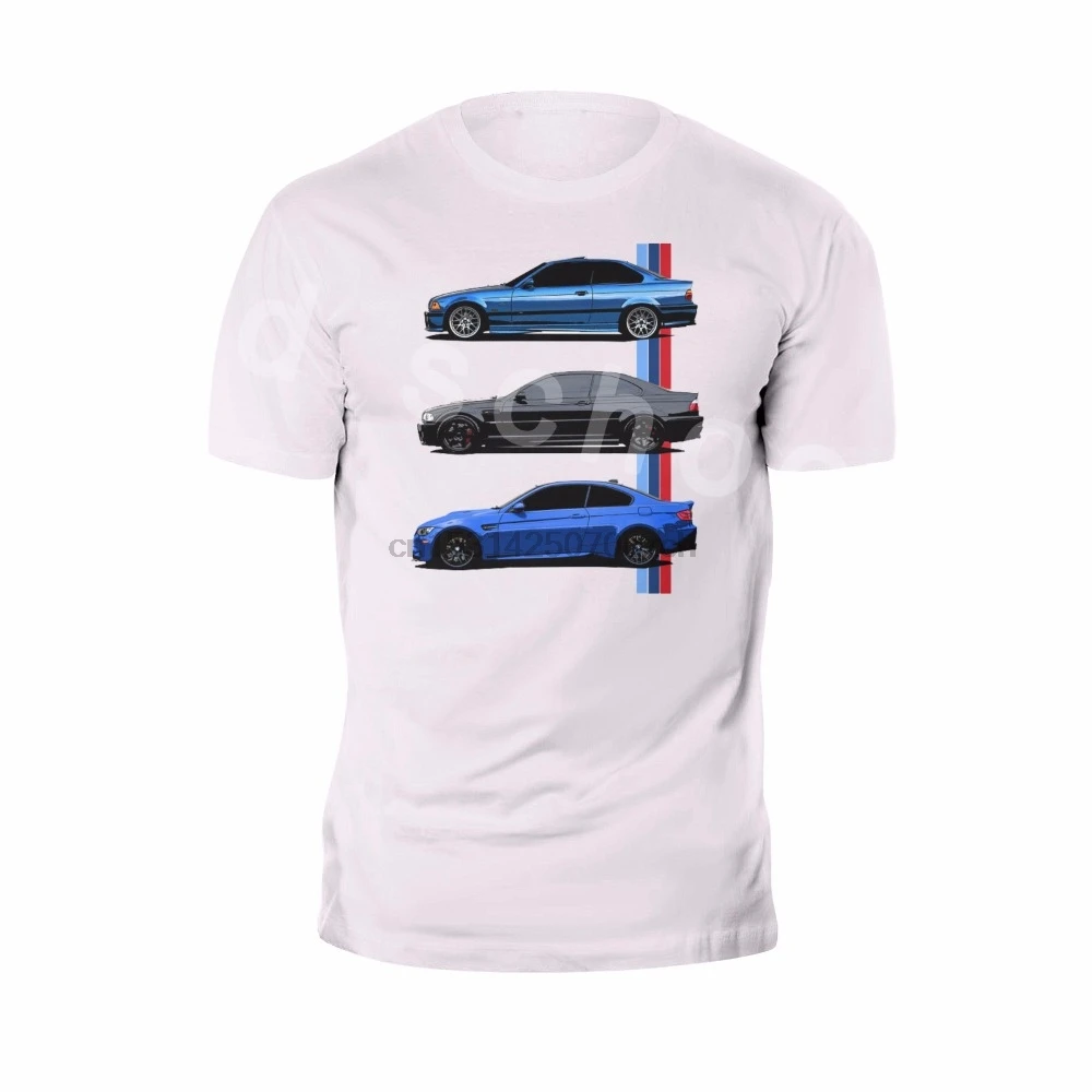 Футболка 2020 Мода для мужчин с О образным вырезом уличная футболка M3 Evolution E36 E46 E90 м