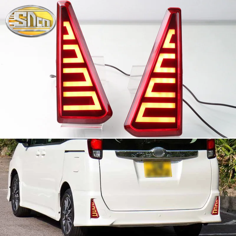 2 шт. для Toyota NOAH VOXY 80 Series в 1 автомобильный бампер светодиодный задний