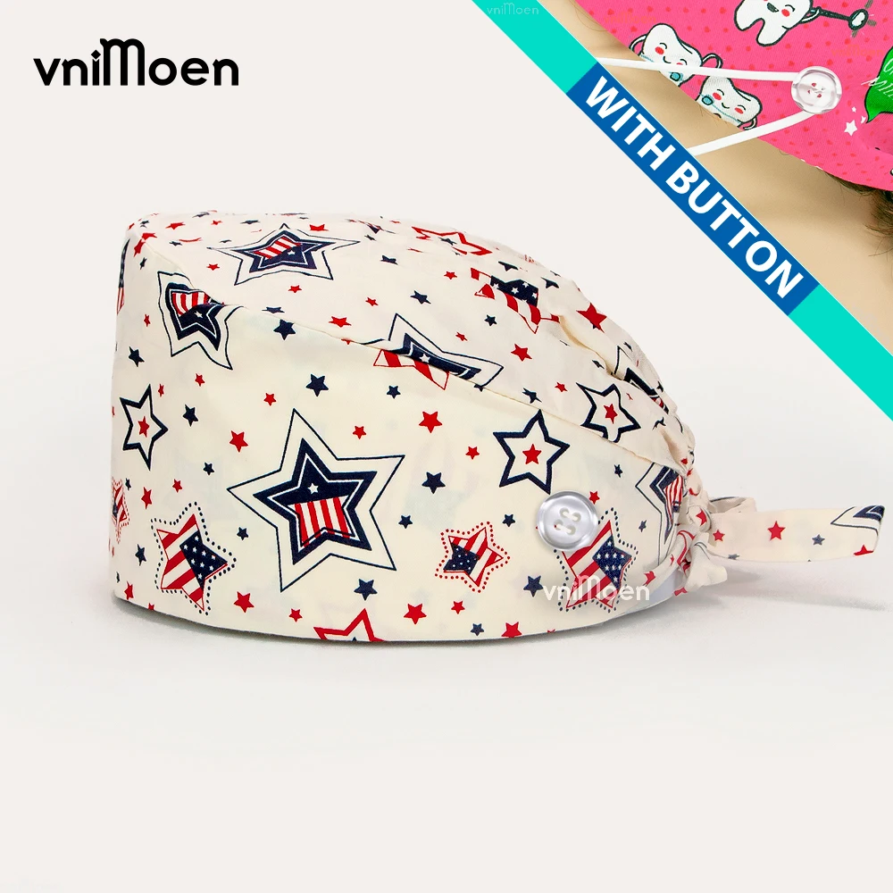 

Медицинский головной убор vnimoen, хирургический головной убор, хирургический головной убор, головной убор Баотоу, застежка, впитывающее пот п...