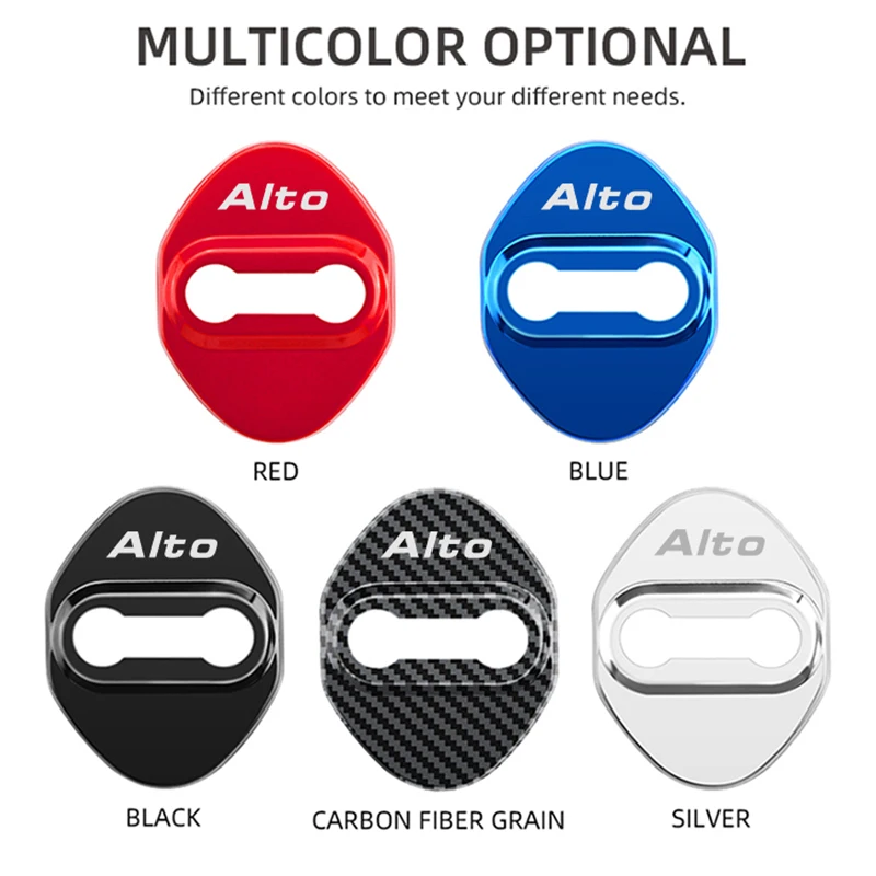 4 шт. аксессуары из нержавеющей стали для Suzuki Alto |