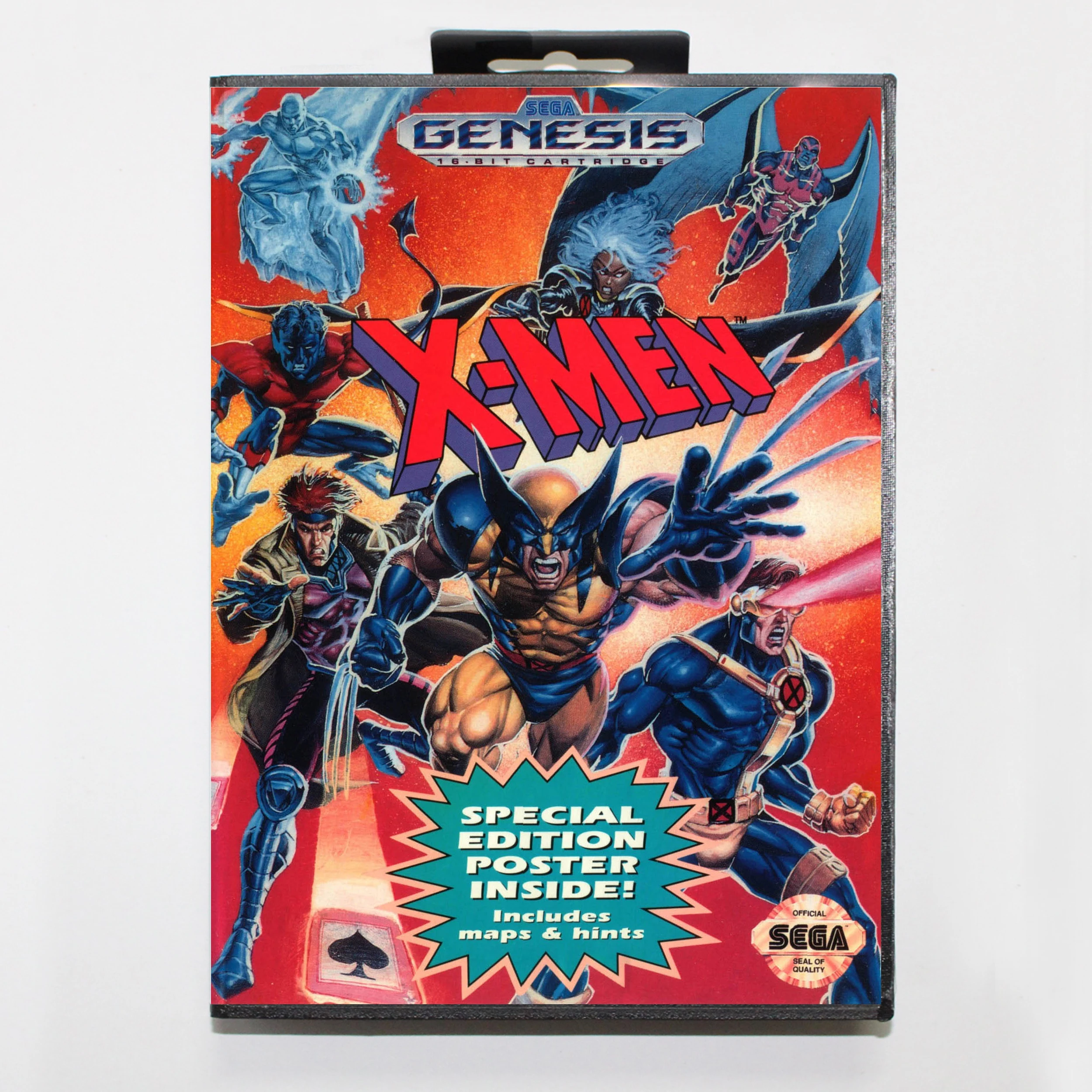 

Игровая карта X-Men в коробке, 16 бит, MD, для Sega MegaDrive Sega Genesis System