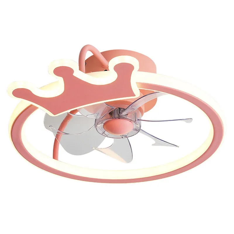 Современная светодиодная лампа для вентилятора в спальню креативный