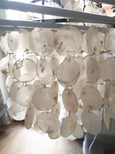 Подвесные светильники из натурального морского камня освещение для ресторана