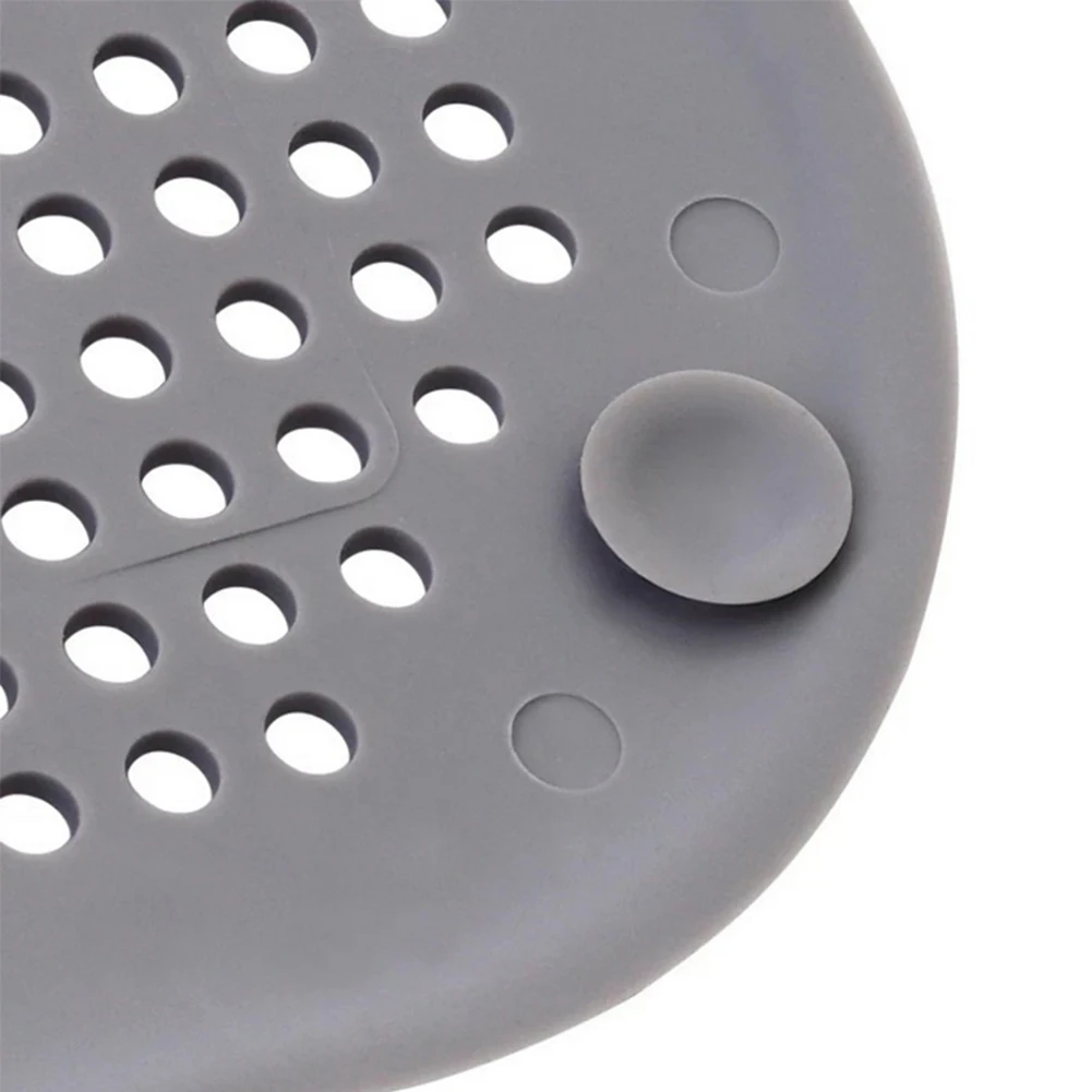 

2PCS Hair Catcher Silicone Square Bathroom Shower Filter Floor Drain Waste Strainer Cover Sink Accessories Kitchen Tools