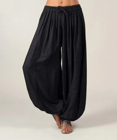 

Women Leisure Cotton Linen Trousers Women Harem Pants Casual Long Pant Solid Color Loose Baggy Pants