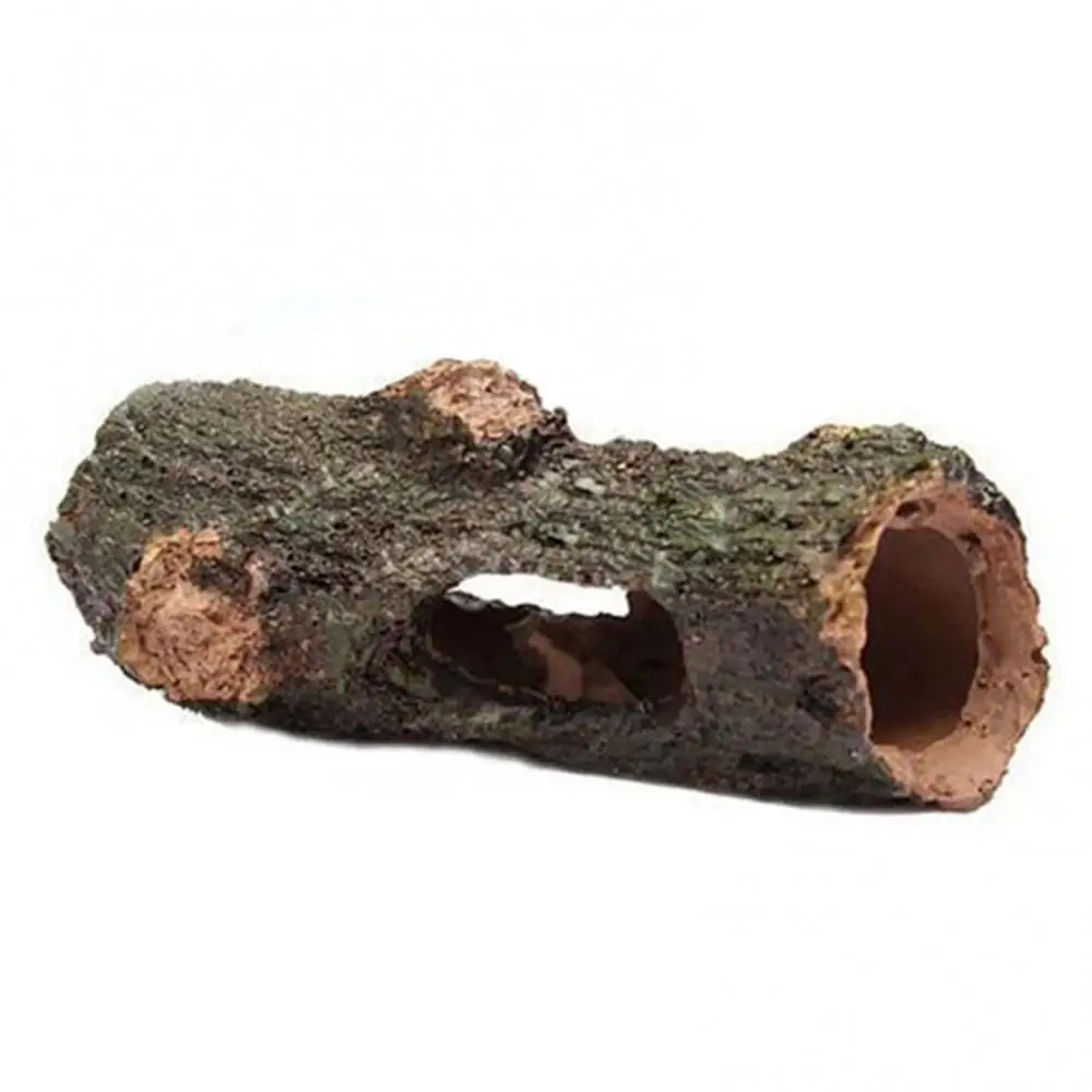 Декоративное украшение для аквариума имитация полых деревянных искусственных