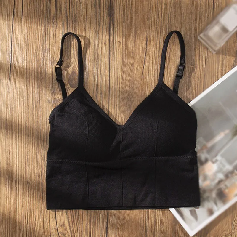

Women Bras Beautiful Back Wrapped Chest Sexy Lingeries Seamless Knitted Fittness Bras