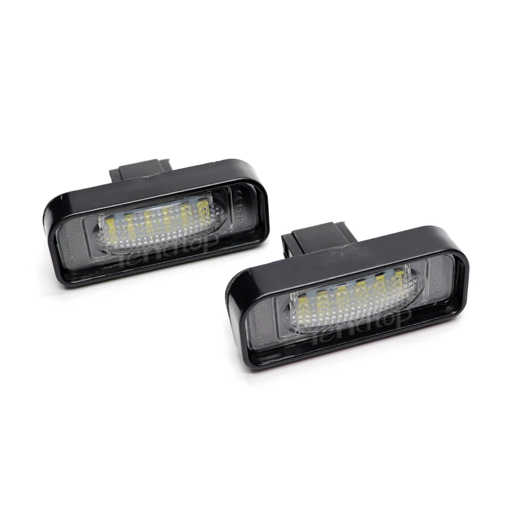 6500K супер белый 18SMD светодиодный номерной знак свет для Mercedes Benz W220 S Class S320 S350 S500 S55