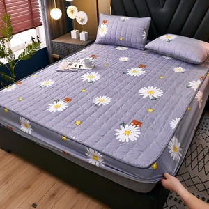 Thicken Mattress Pad For Bed Anti-mite Twin Bed Mattress Cover Mattress Cover Fabric Quilted Mattress Protector
