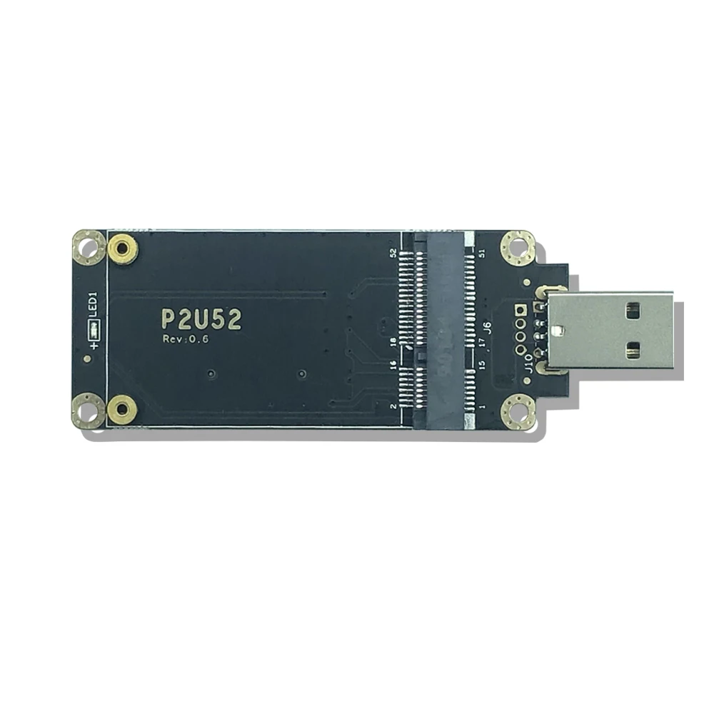 4G LTE промышленный мини PCIe к USB адаптеру со слотом для SIM карты WWAN/LTE 3G/4G
