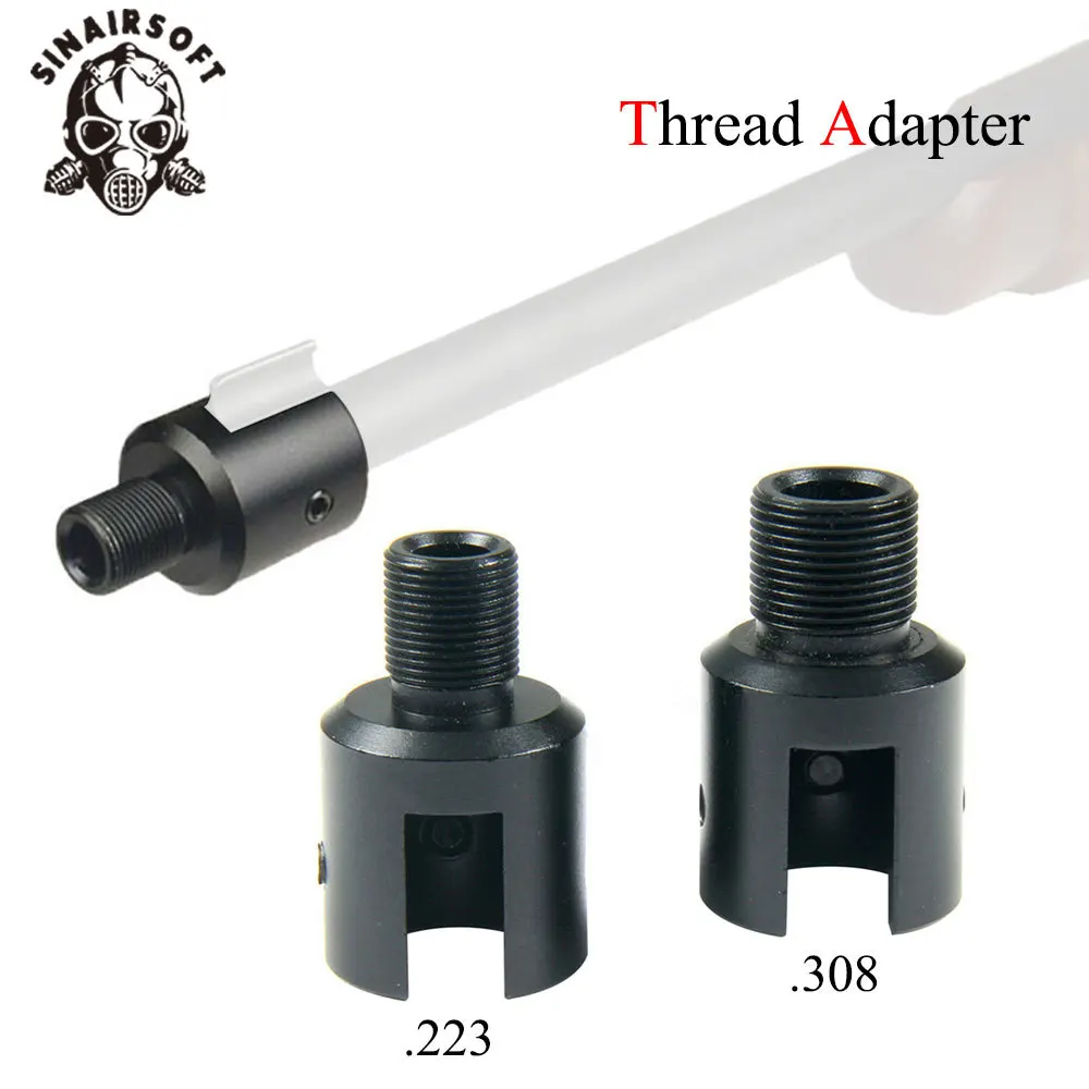 

Aluminum Ruger 1022 10/22 Muzzle Brake Adapter 1/2x28 & 5/8x24 .750 Barrel End Thread Protector Combo .223 .308