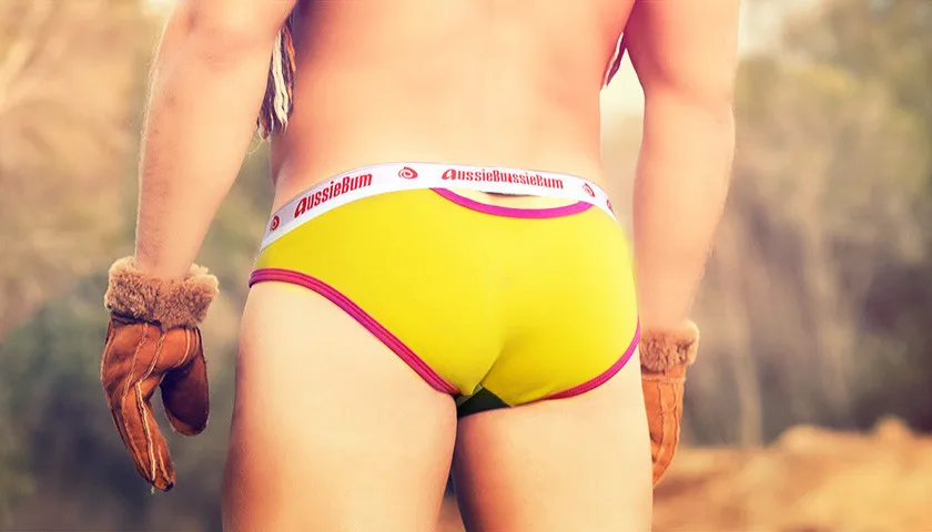Aussiebum купальник бандаж удобные хлопковые оборки полые для мужчин модные детские
