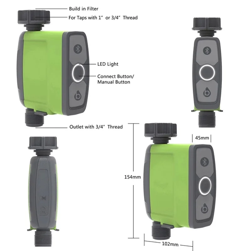 

Tuya Connect Watering Timer waterproof Irrigation timer Soil Moisture Sensor Garden Irrigation Controller Watering System