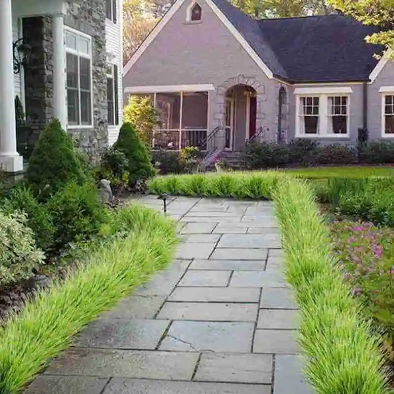 Искусственные зеленые горшечные растения отлично трава 45 см пластиковая зеленая