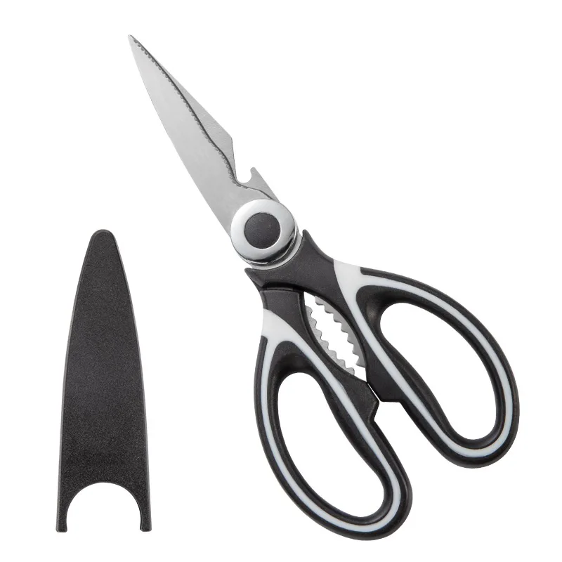 Powerful Household Stainless Steel Sharp Chicken Bone Scissors Multifunctional Kitchen Scissors