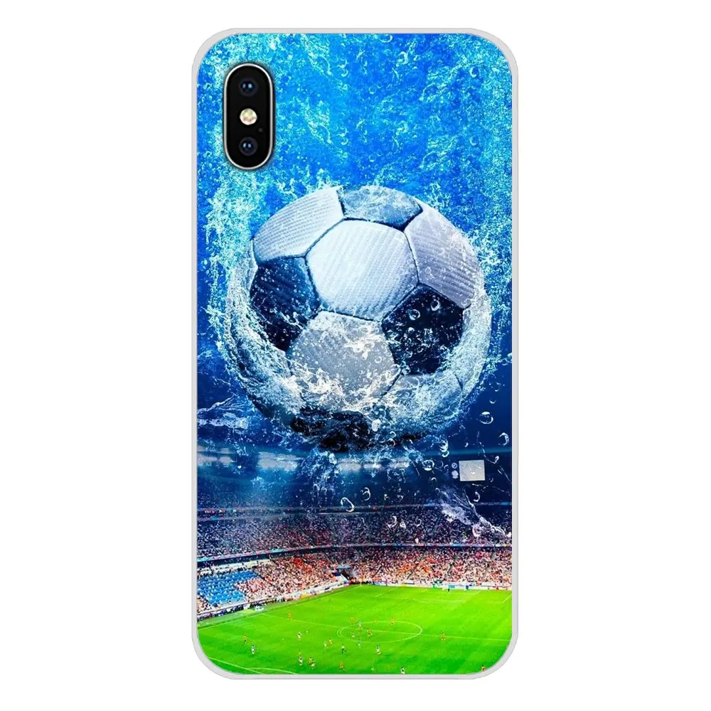 Phone Shell Cases Capinhas Football Soccer Ball Design For Apple iPhone X XR XS 11Pro MAX 4S 5S 5C SE 6S 7 8 Plus ipod touch 5 6 | Мобильные