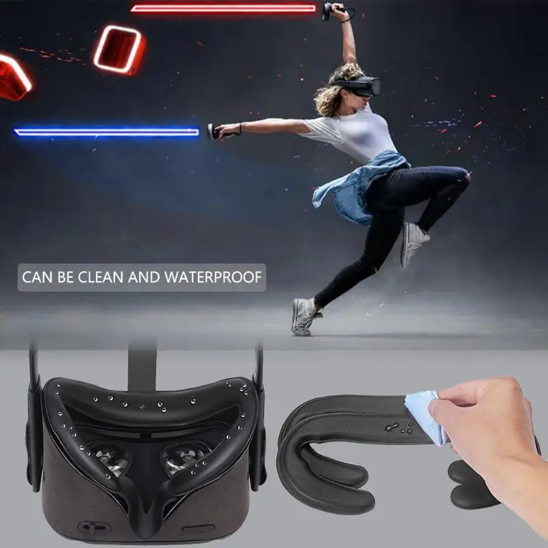 Face Lens Cover Facial Interface Bracket Anti-Leakage Nose Pad for Oculus Quest | Электроника