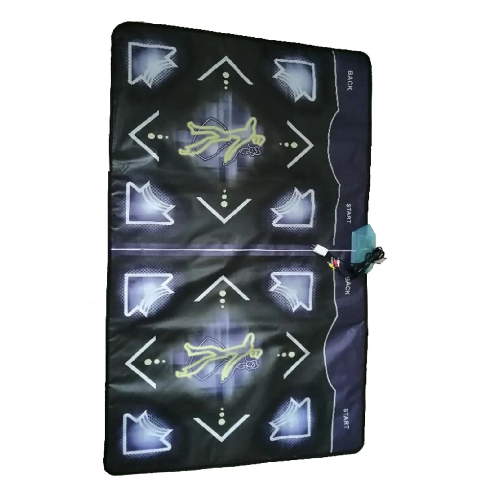 

Double User Dance Mats Non-Slip Dance Step Pads Yoga Mat Sense Game English Menu for PC TV 2 Remote Controller Sport Accessories