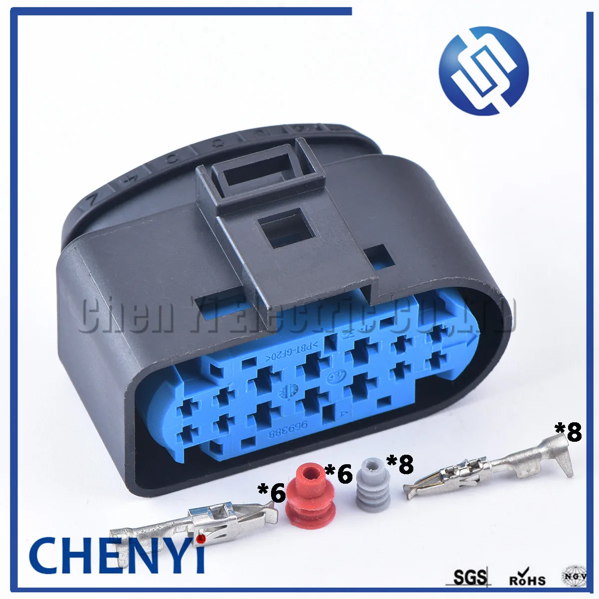 

TE/AMP 14-контактный 1,5/3,5 мм женский автомобильный водонепроницаемый разъем жгута проводов 1719105-2 для ford s max левый H7