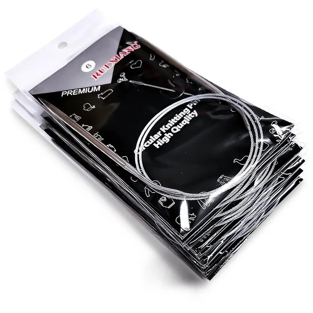 Набор круговых спиц для вязания из нержавеющей стали 11 шт. 32 дюйма (80 см) набор