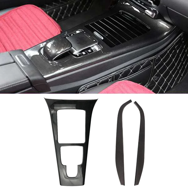 

Car Center Console Panel Protection Frame + Side Cover Trim for Mercedes W177 CLA C118 2019 2020