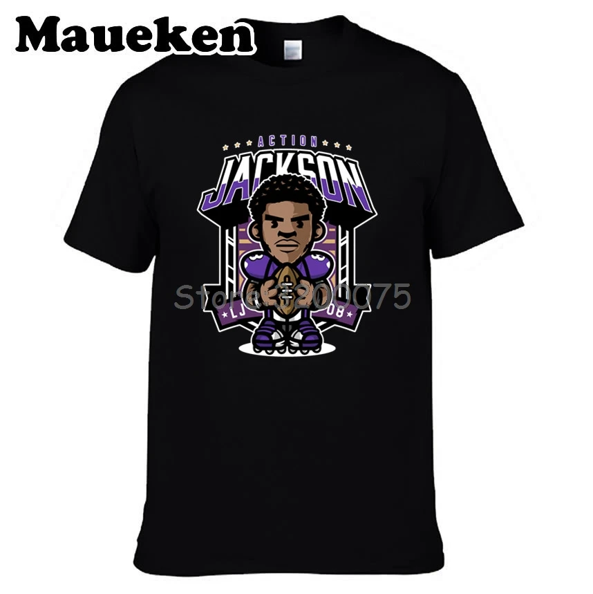Мужская экшн футболка Lamar Jackson 8 Baltimore с коротким рукавом мужская мода W0123013|t shirt
