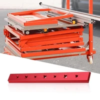 anti corrosion convenient m6 m8 t slot sliding block woodworking miter track for workbench