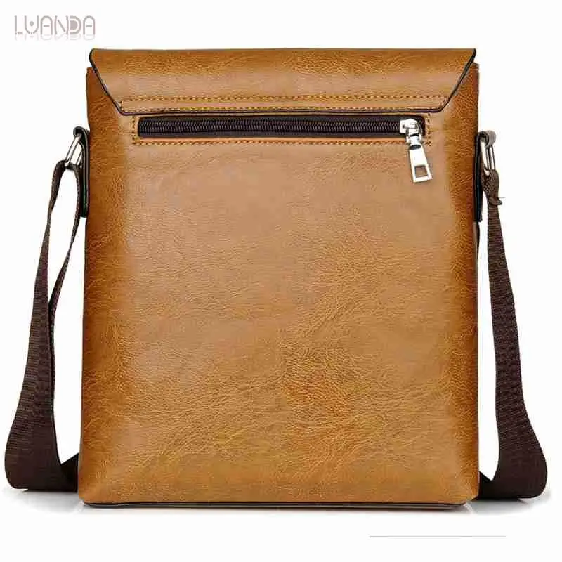 Винтажная Сумка Кроссбоди для мужчин кожаная мужская сумка модная Наплечная