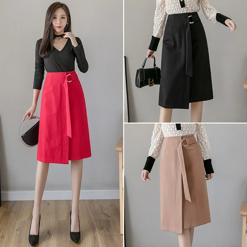 Женские осенние юбки s юбка с высокой талией Женская стрейчевая пикантная