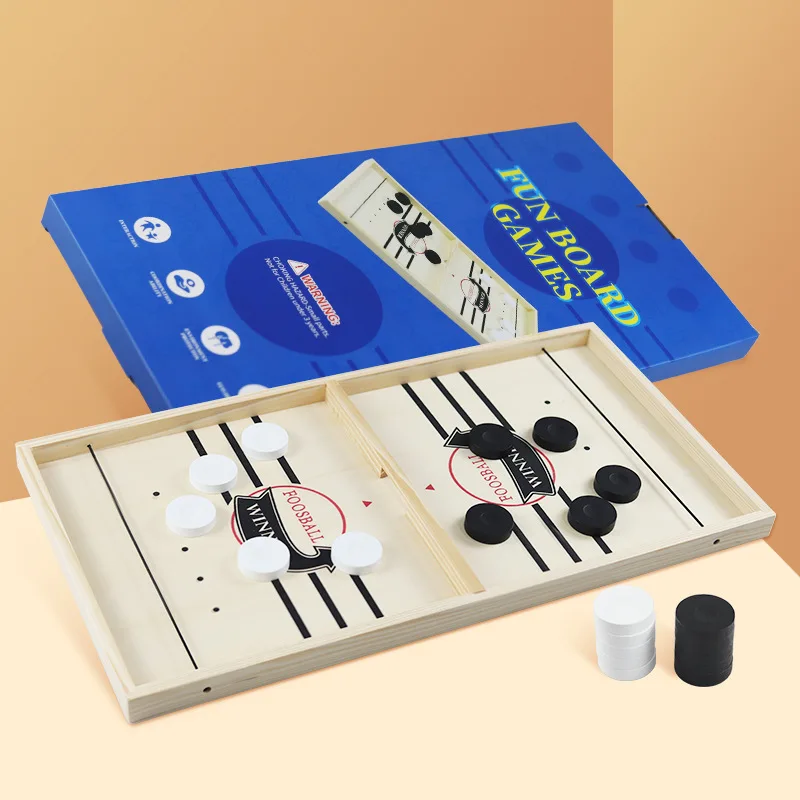 Able Hockey Paced Sling Puck Board Games SlingPuck Winner Party Game Toys for Adult Child Family Party Game Toys Fast Hockey