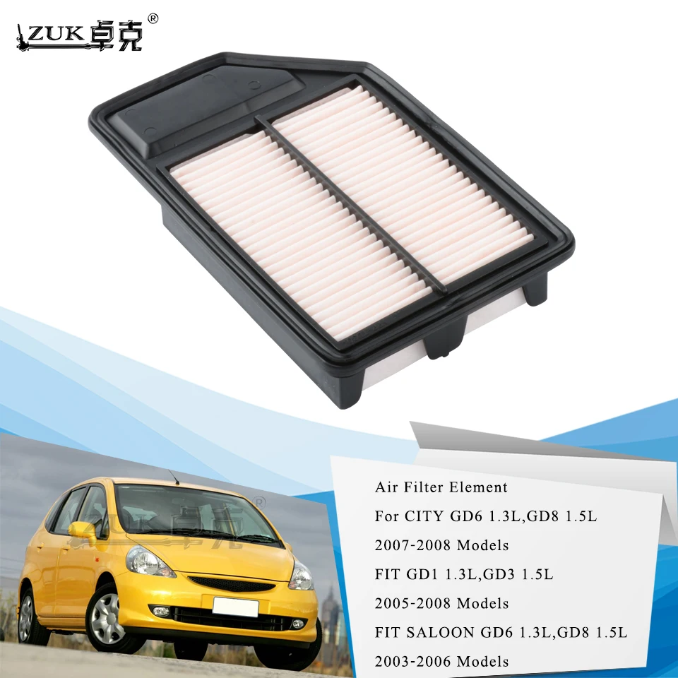 Новый элемент воздушного фильтра ZUK для HONDA FIT JAZZ 2005 2006 2007 2008 подходит салона 2003 CITY