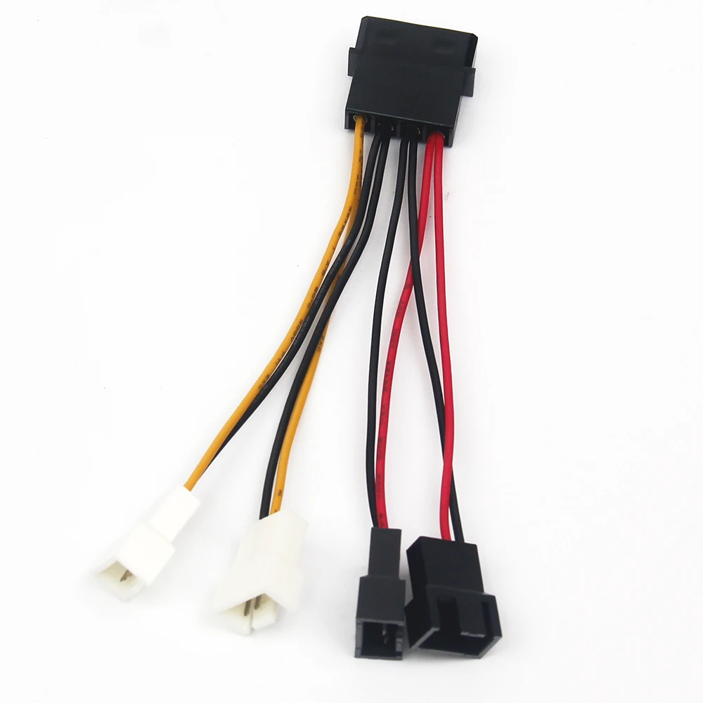 1 шт. 4 контактный разъем переходник для кабеля питания 12 В * 2 / 5 2|Компьютерные