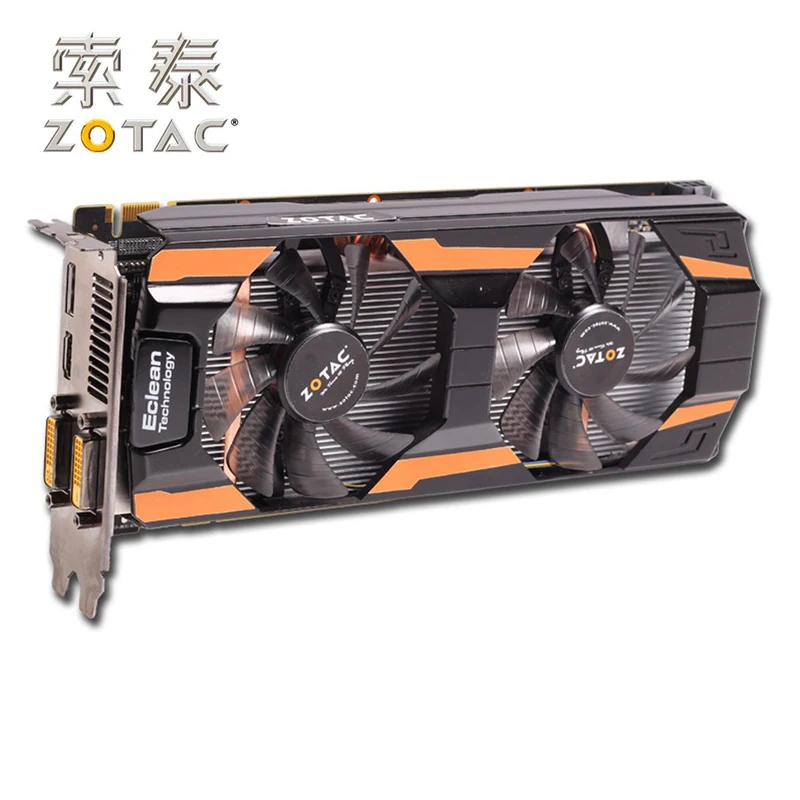 Видеокарты ZOTAC GTX 660 2GD5 2 Гб Thunderbolt Edition GPU GTX660 бит GDDR5 видеокарта DVI HDMI DP