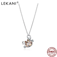 lekani sterling silver 925 necklaces for ladys trendy personality constellations style cancer party accessory fine jewelry